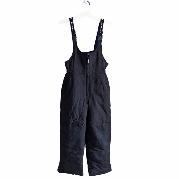 L.LBean Unisex Cold Buster insulated snow bibs size 6X-7 - Picture 2 of 12